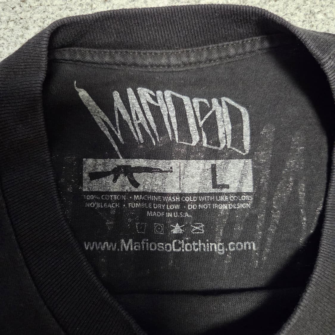 Made in USA Mafioso 빈티지 반팔티셔츠 L(100) 상품이미지3