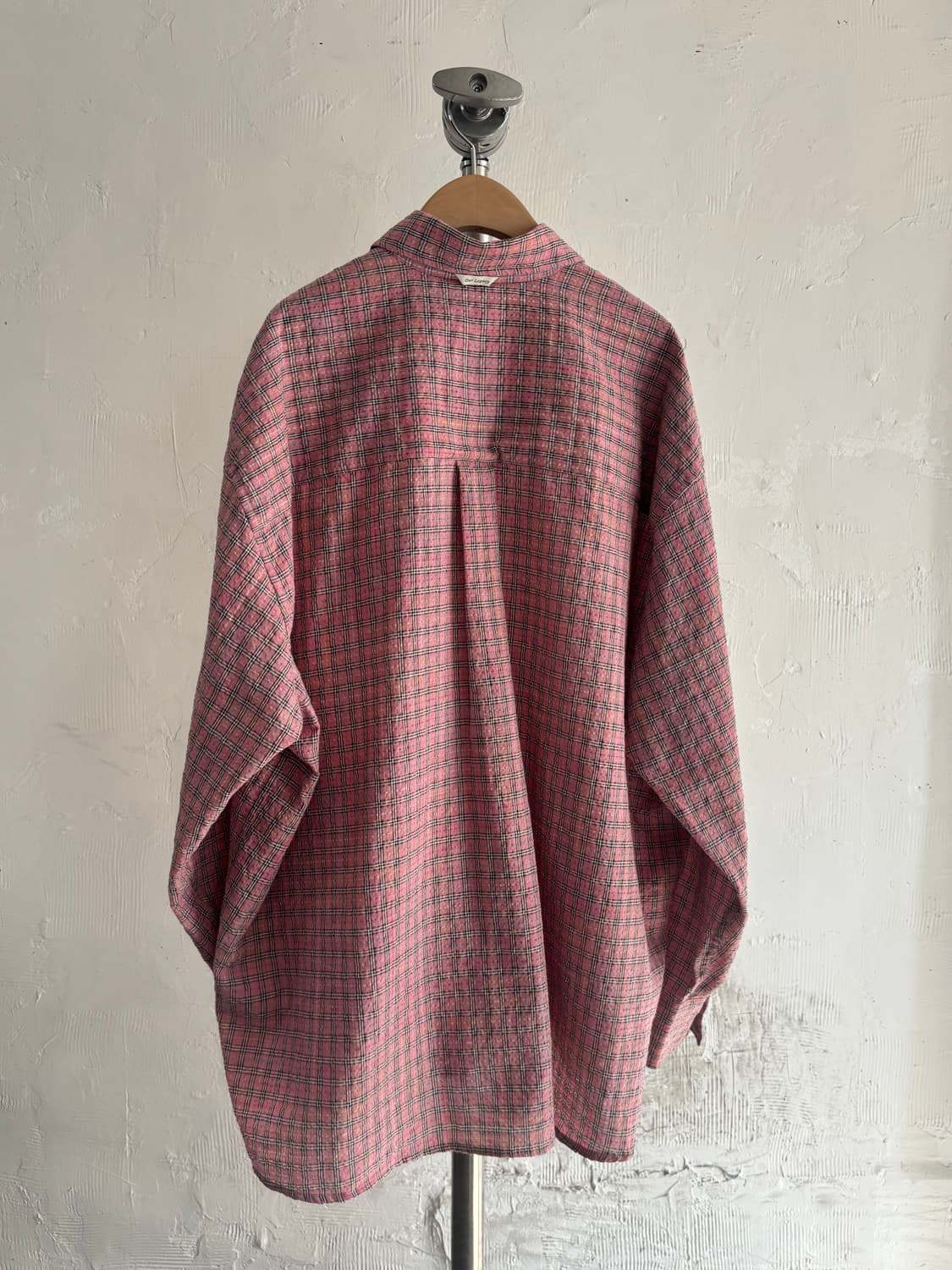 Our Legacy 아워레가시 보로우드 BD 핑크 체크 셔츠 상품이미지9