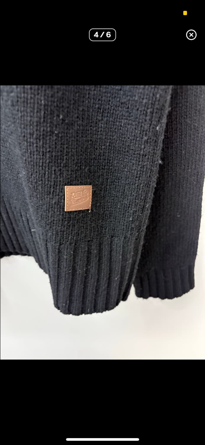 데우스 엑스마키나 스컬 로고 니트 H936 상품이미지4