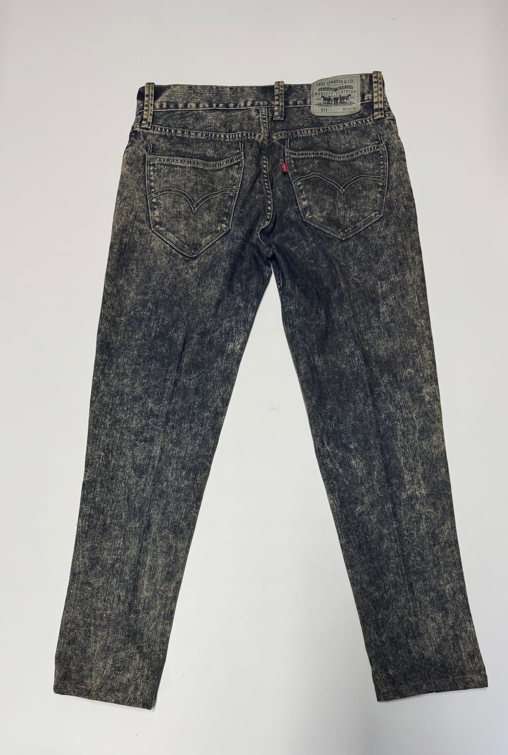희귀!! 리바이스 511 빈티지 워싱 돌청 데님팬츠 34.6인치 상품이미지2