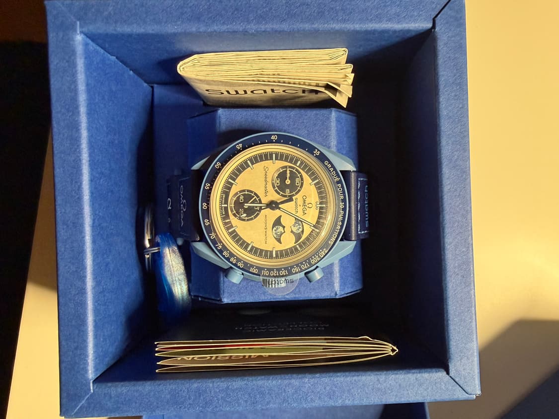 문스와치 미션 투 더 슈퍼 블루 문페이즈(새상품) 상품이미지3