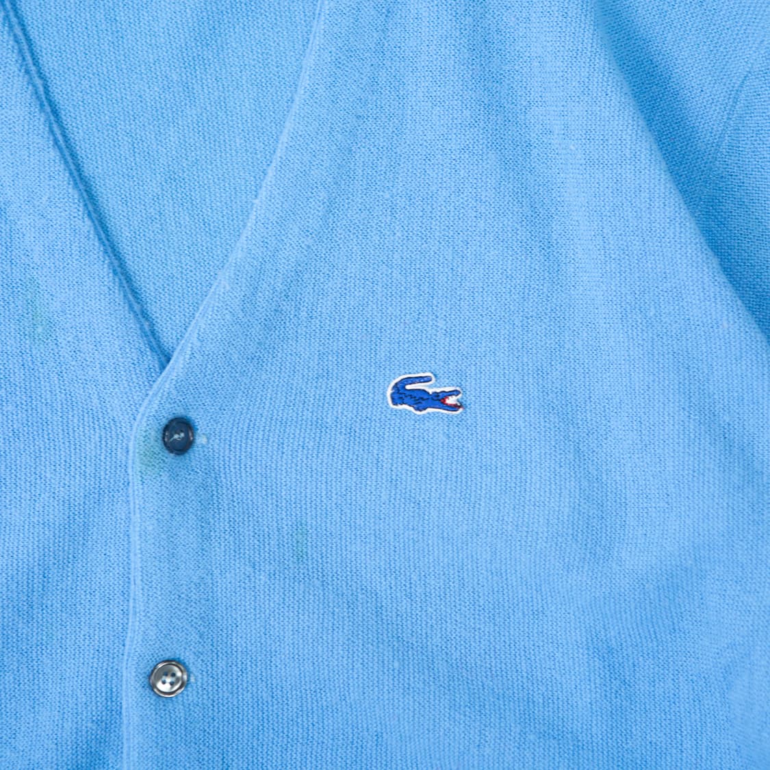 70s IZOD 라코스테 아크릴 가디건 스카이블루 상품이미지2