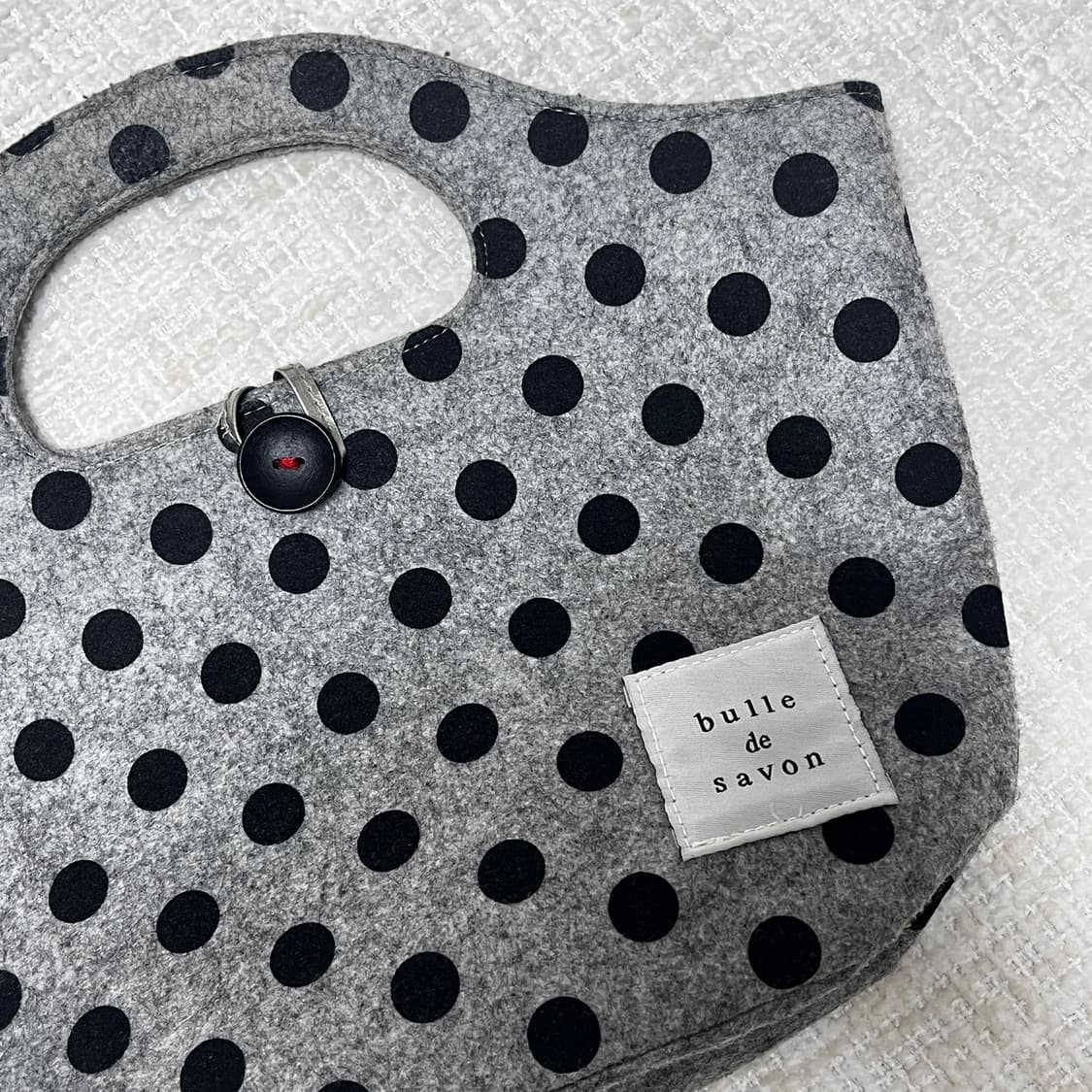 bulle de savon 도트 펠트 토트백 상품이미지2