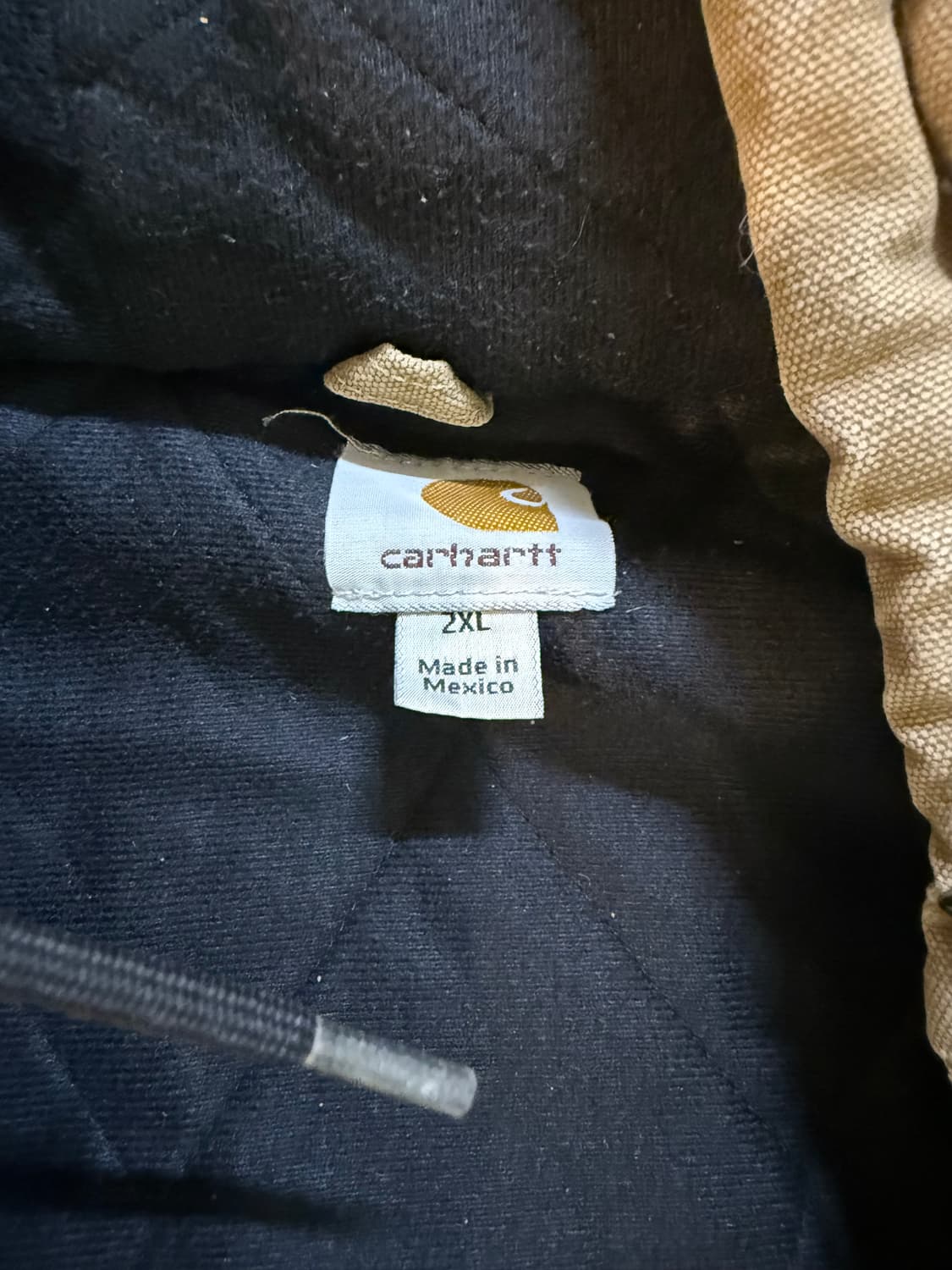 빈티지 칼하트 j130 후드 워크자켓 액티브 캔버스 자켓 상품이미지2