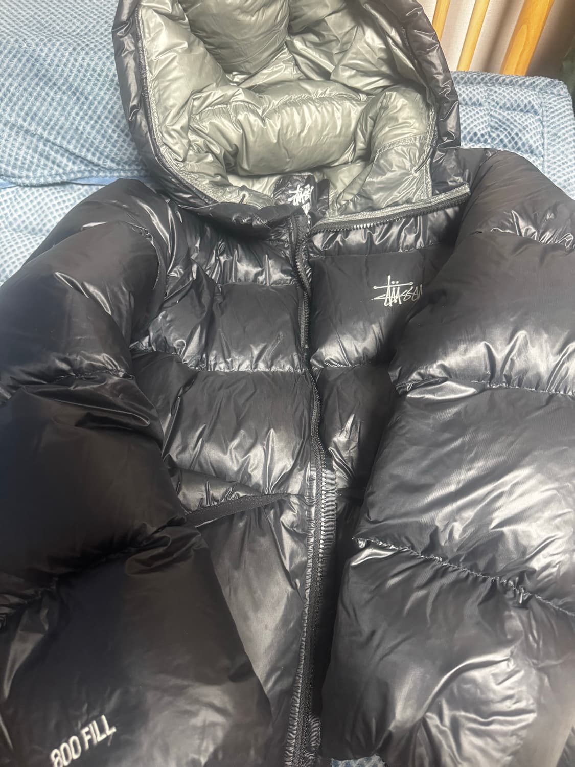 스투시 패딩 사이즈 s 마이크로립스탑 역시즌 초급처 상품이미지3