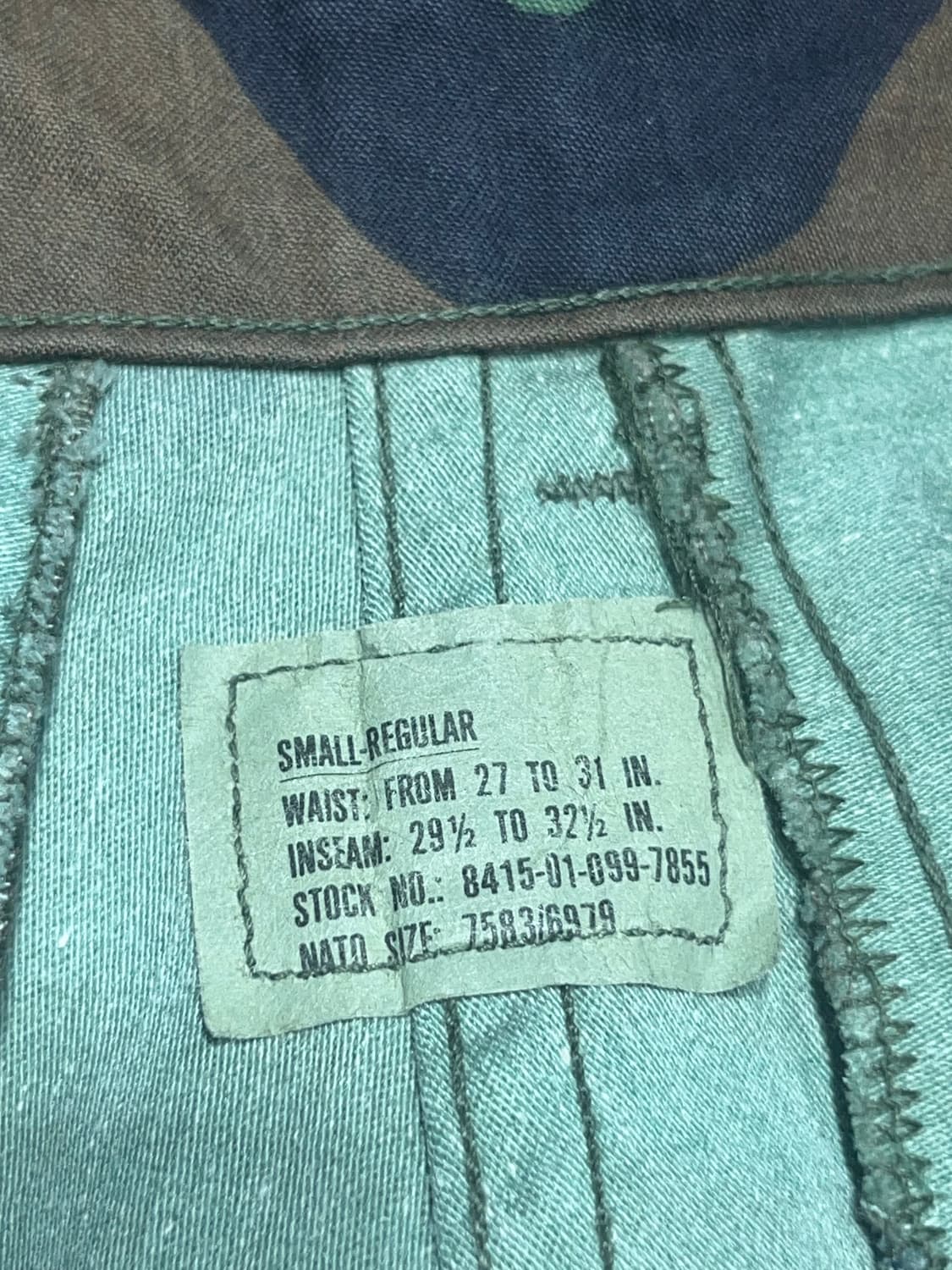 미군 M-65 우드랜드 카고팬츠 상품이미지7