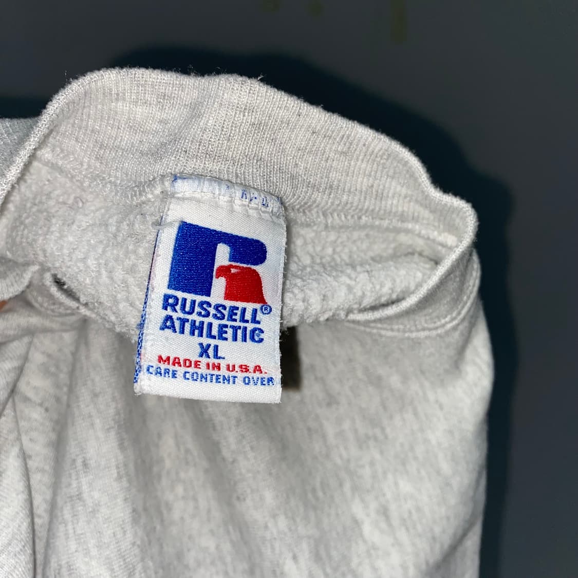 90년대 미제 러셀 에슬레틱 스웻셔츠 그레이  상품이미지3