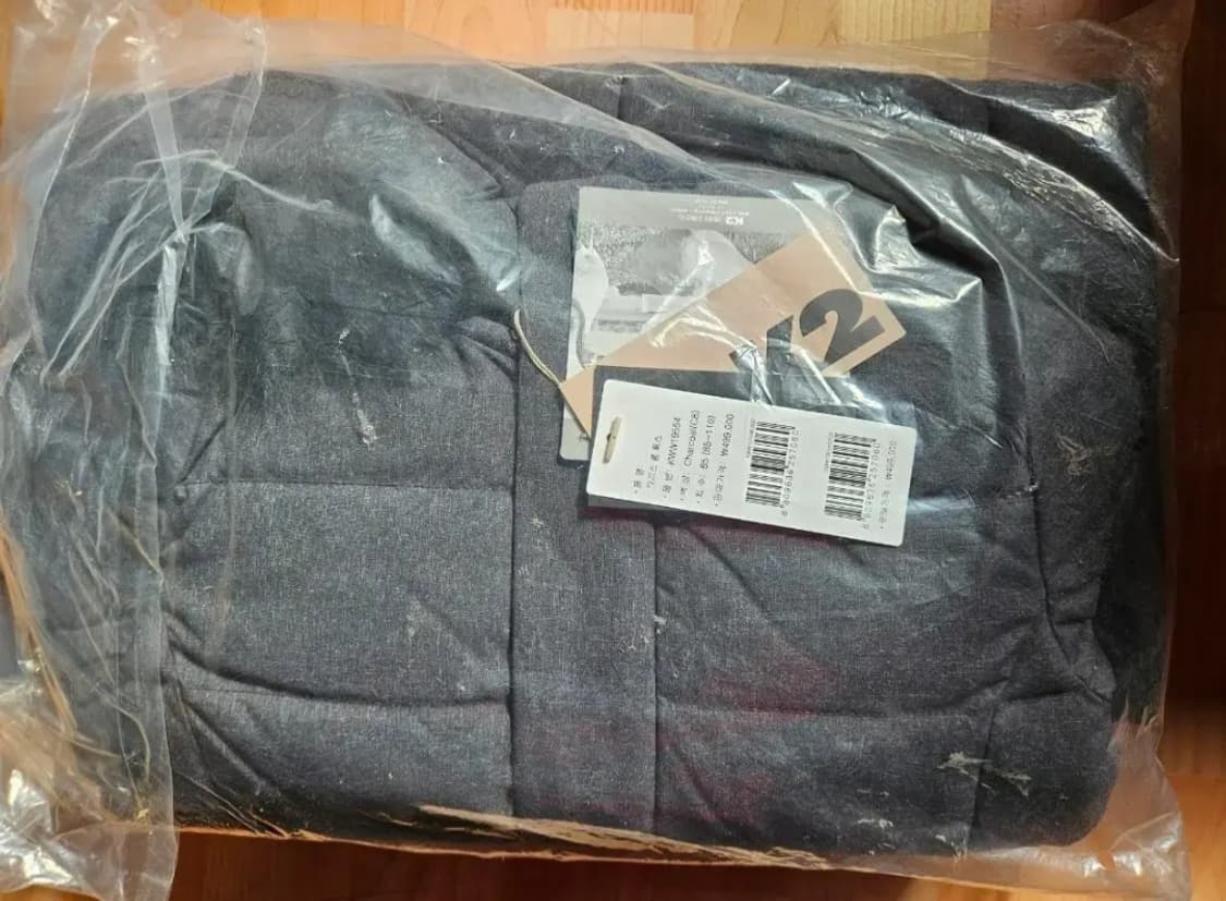 (새제품) K2 패딩 앨리스롱 폭스 구스다운 차콜85 상품이미지7