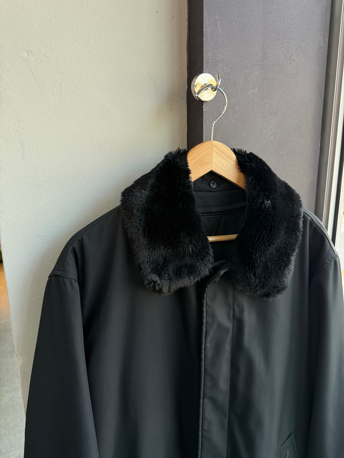 105/ 이브생로랑 아카이브 퍼 구스 패딩코트 자켓 상품이미지3