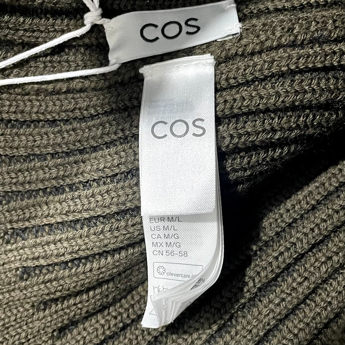 코스/ 니트 버킷햇 카키/ 프리 상품이미지4