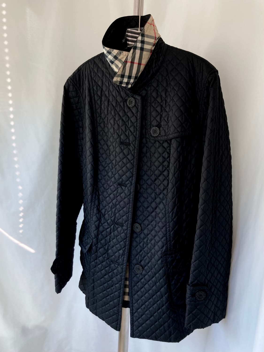 거의새것) 정품 버버리 다이아몬드 여성 퀼팅자켓77 상품이미지2