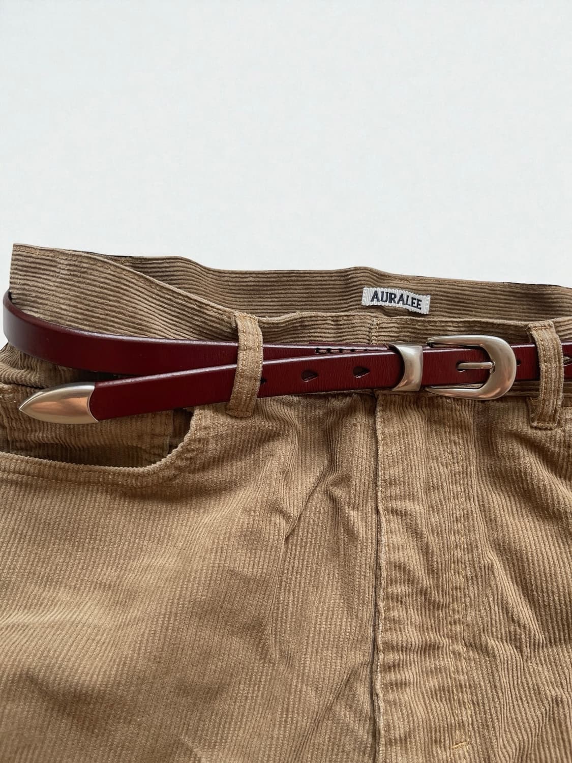 버건디 2.0 클래식 가죽벨트 상품이미지1