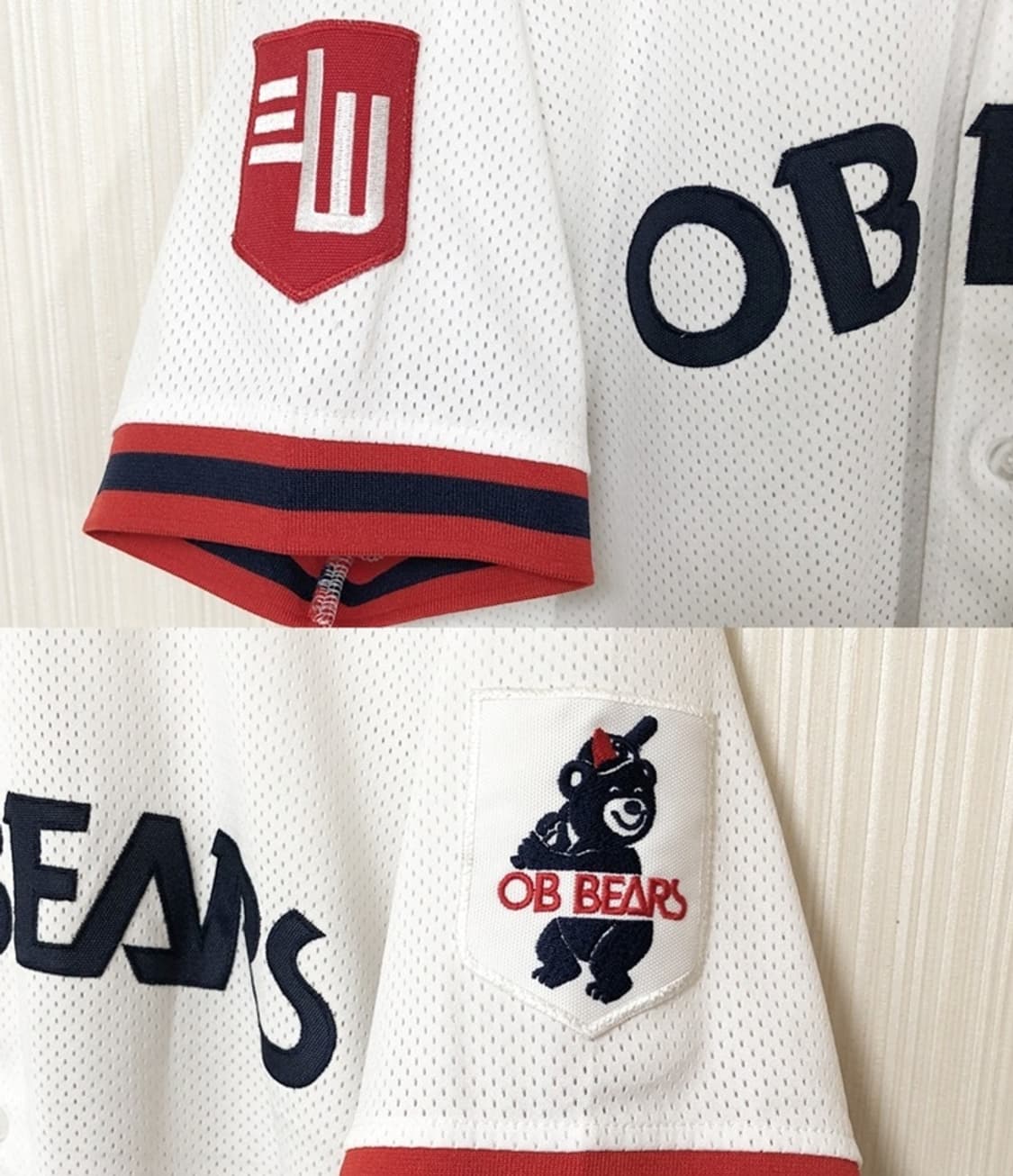 KBO 두산올드 OB베어스 홈유니폼/져지 110 상품이미지7