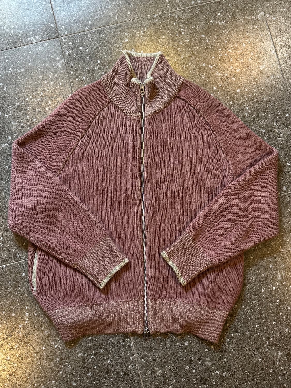 헤리티지 플로스 집업니트 상품이미지1