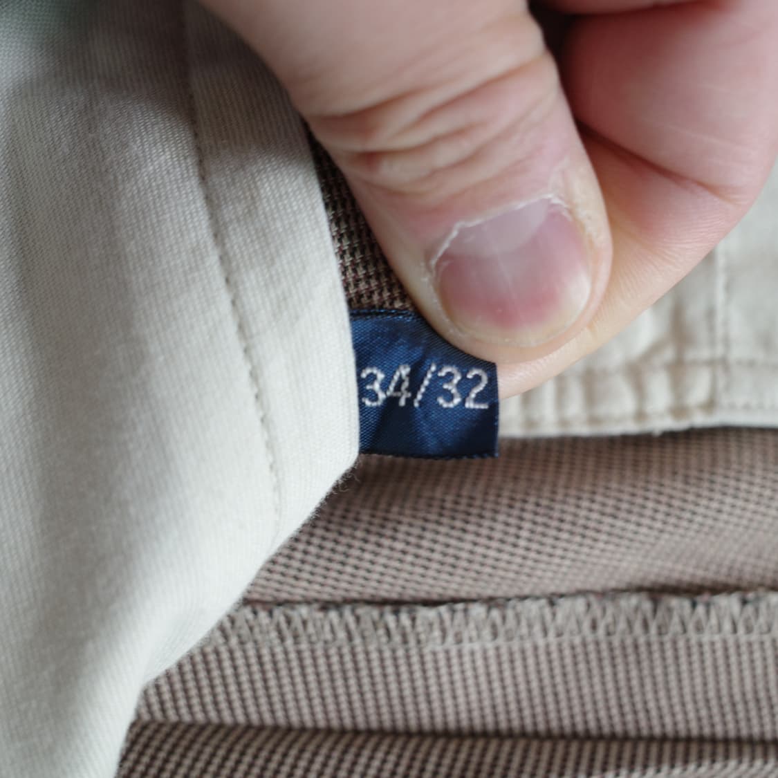 90s 폴로 랄프로렌 잔체크 투턱 슬랙스 팬츠 34 상품이미지8