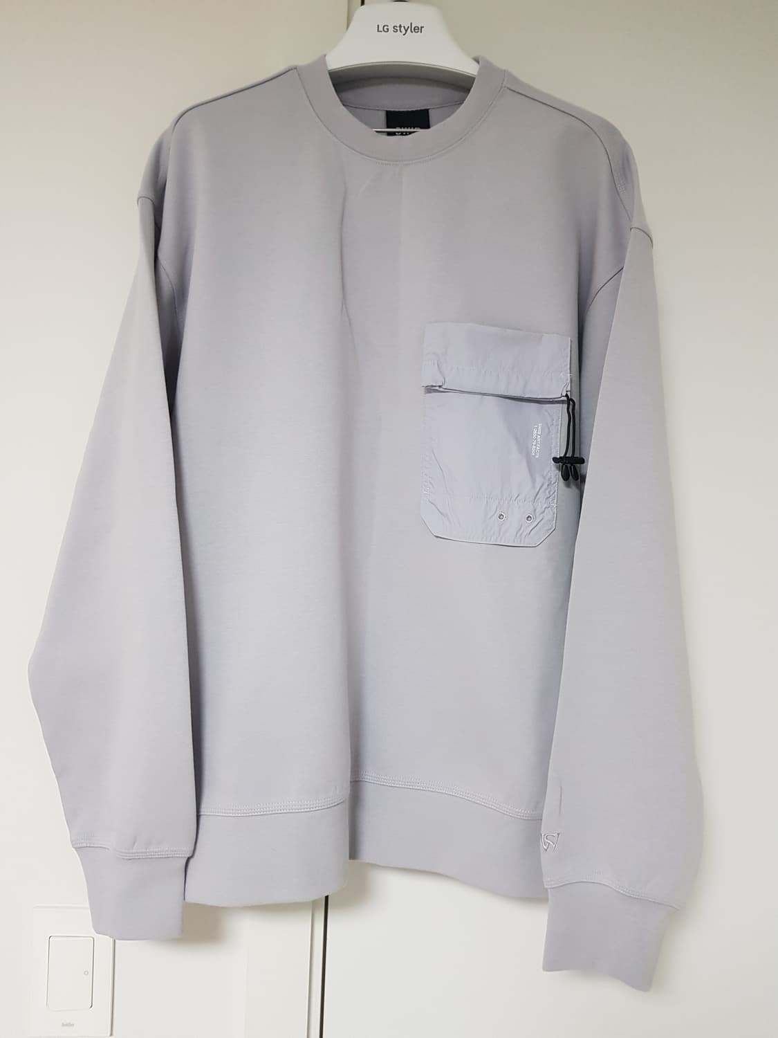 L) 스위브 맨투맨 라이트 그레이 상품이미지1