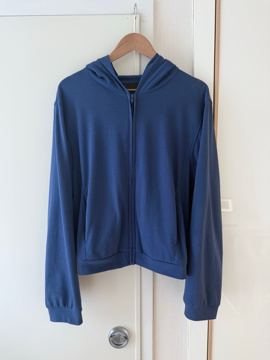 [3] 머듈 lounge hoodie zip 블루 상품이미지2