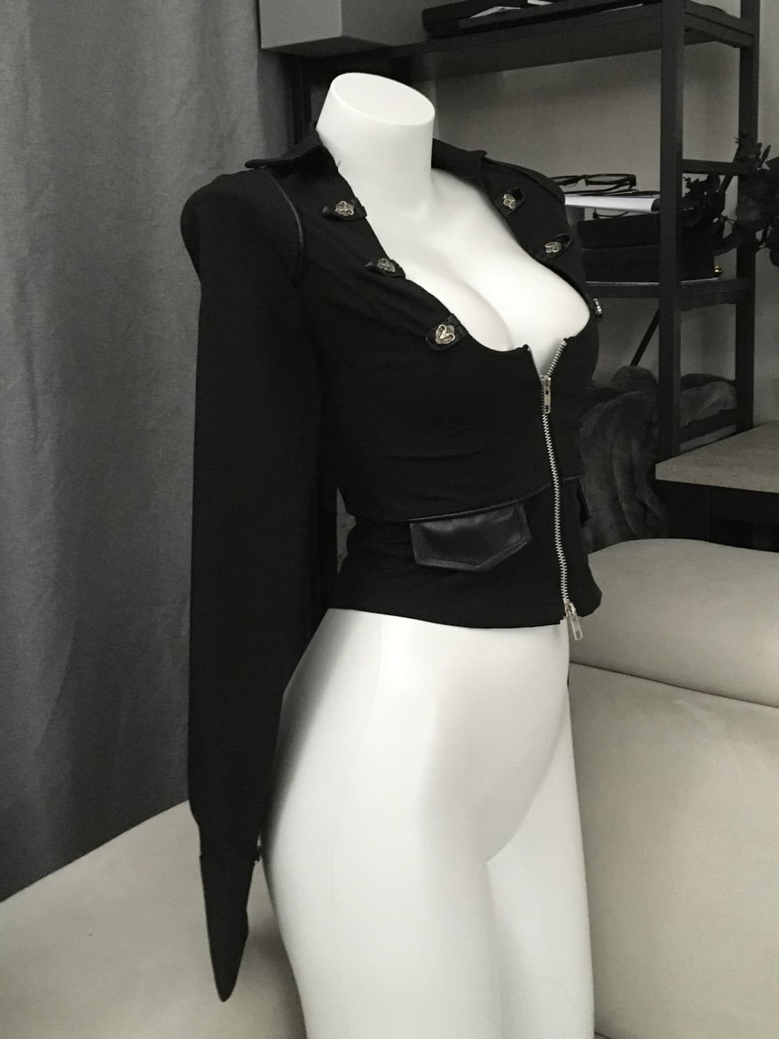 ༒ Gothic cropped long sleeve 상품이미지2