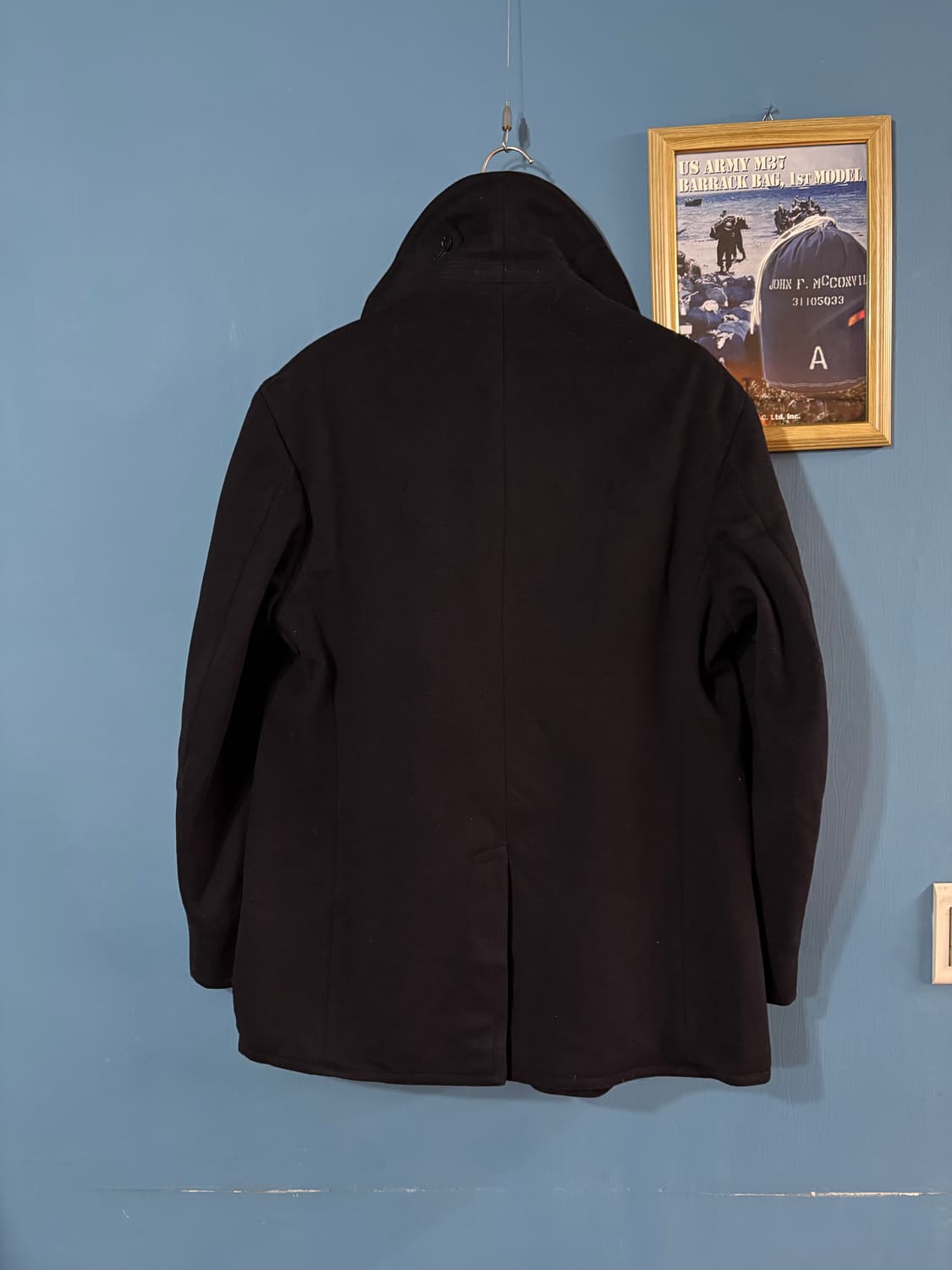 Rare!!! 40's USN 10 Button Pea coat. 상품이미지10