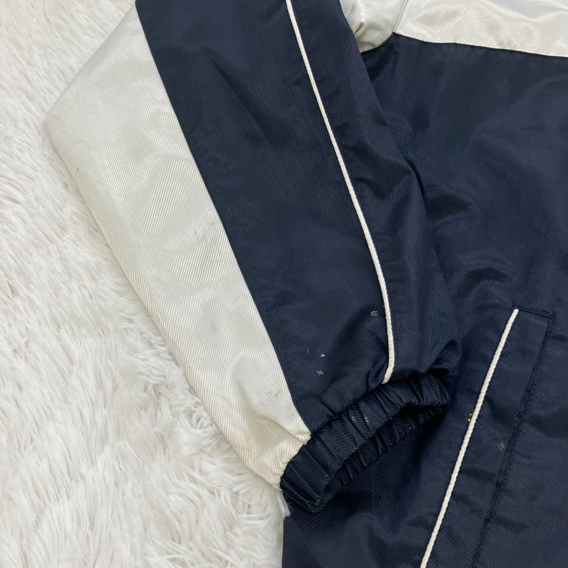 빈티지 챔피언 네이비 실버 바람막이 852 y2k 스트릿 모리 갸루 일본 상품이미지9