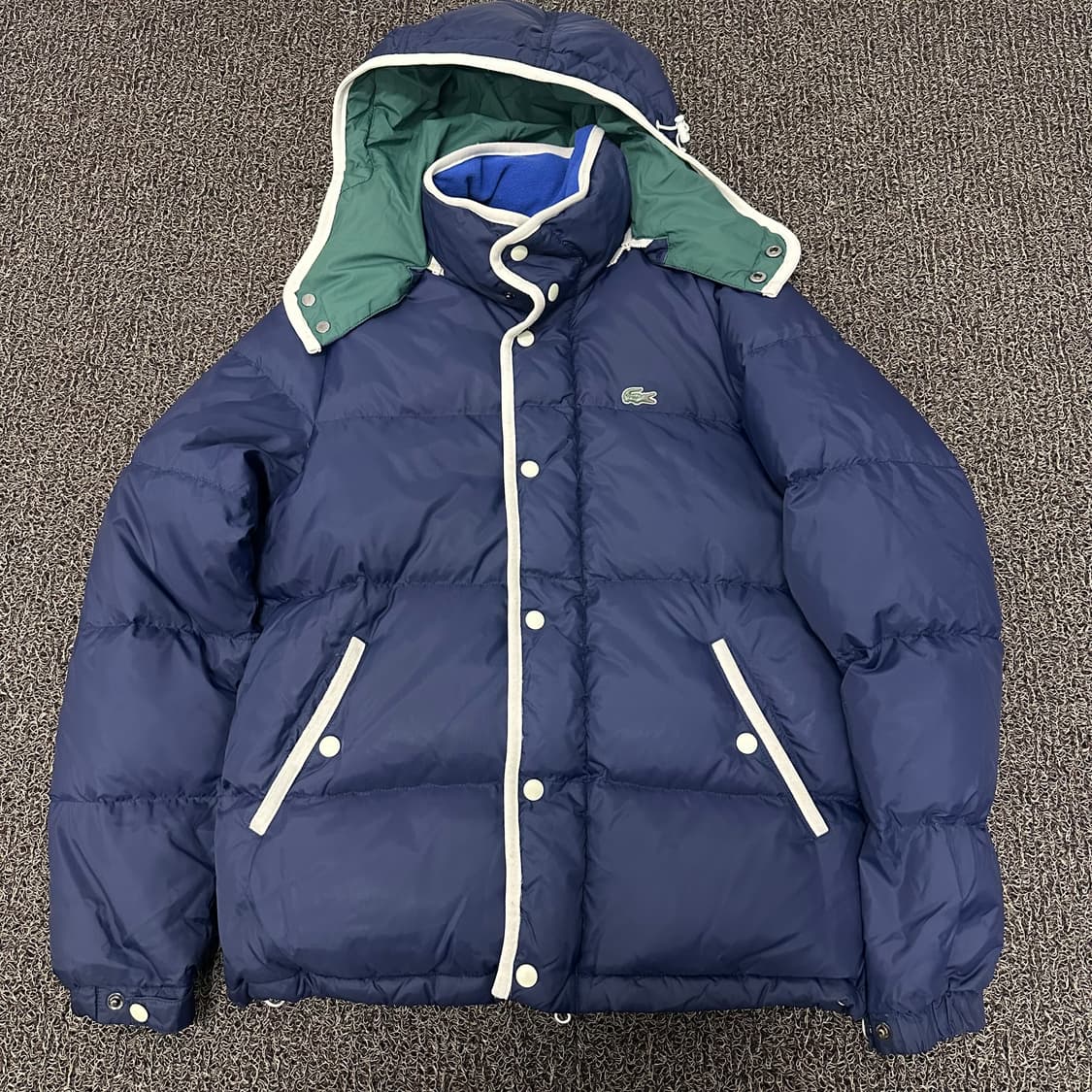 라코스테 라이브 여성 덕다운 패딩 네이비 95(M) 상품이미지1