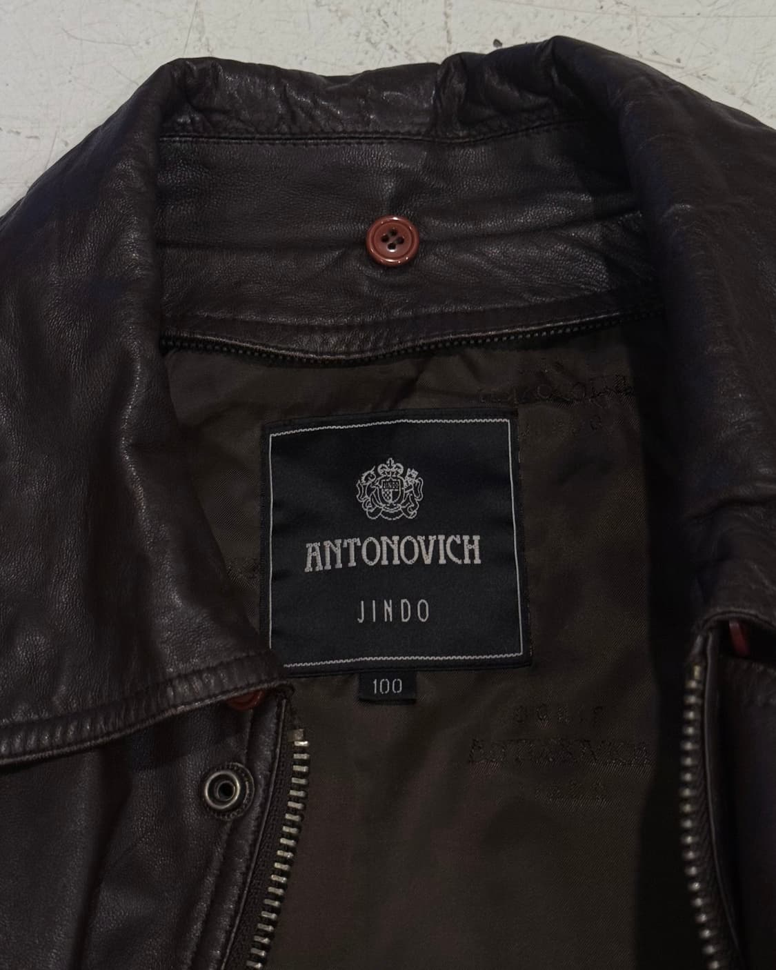 90s ANTONOVICH sheepskin bomber jacket 상품이미지3