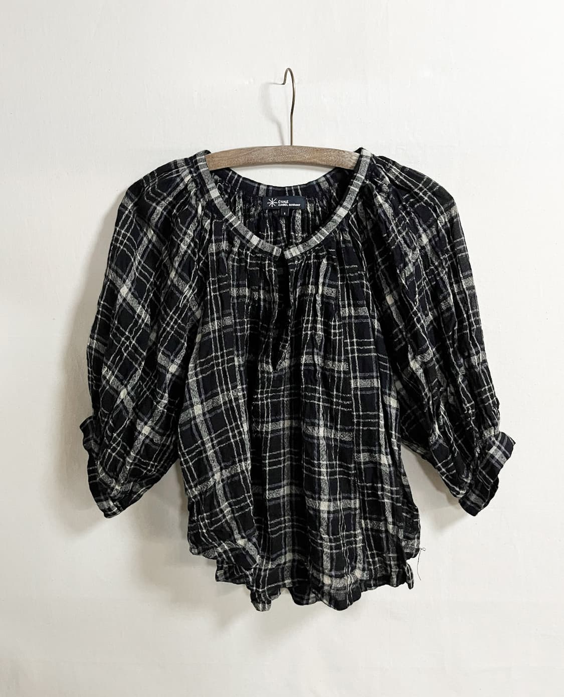 ISABEL MARANT ETOILE check blouse 상품이미지4
