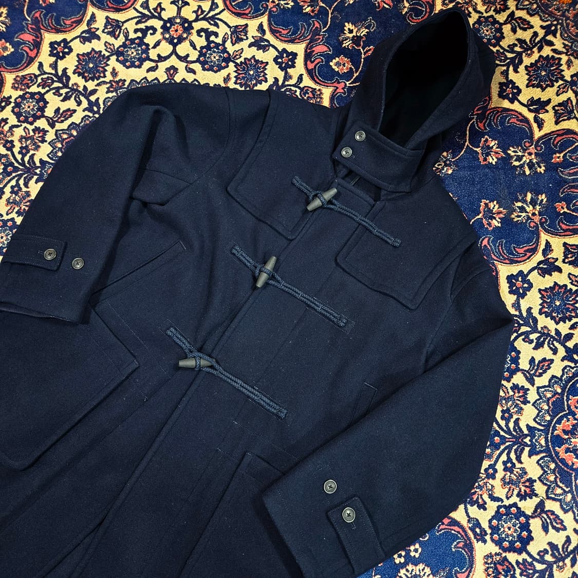 질샌더 x 유니클로 오버사이즈 후디 떡볶이 코트 L size 상품이미지3