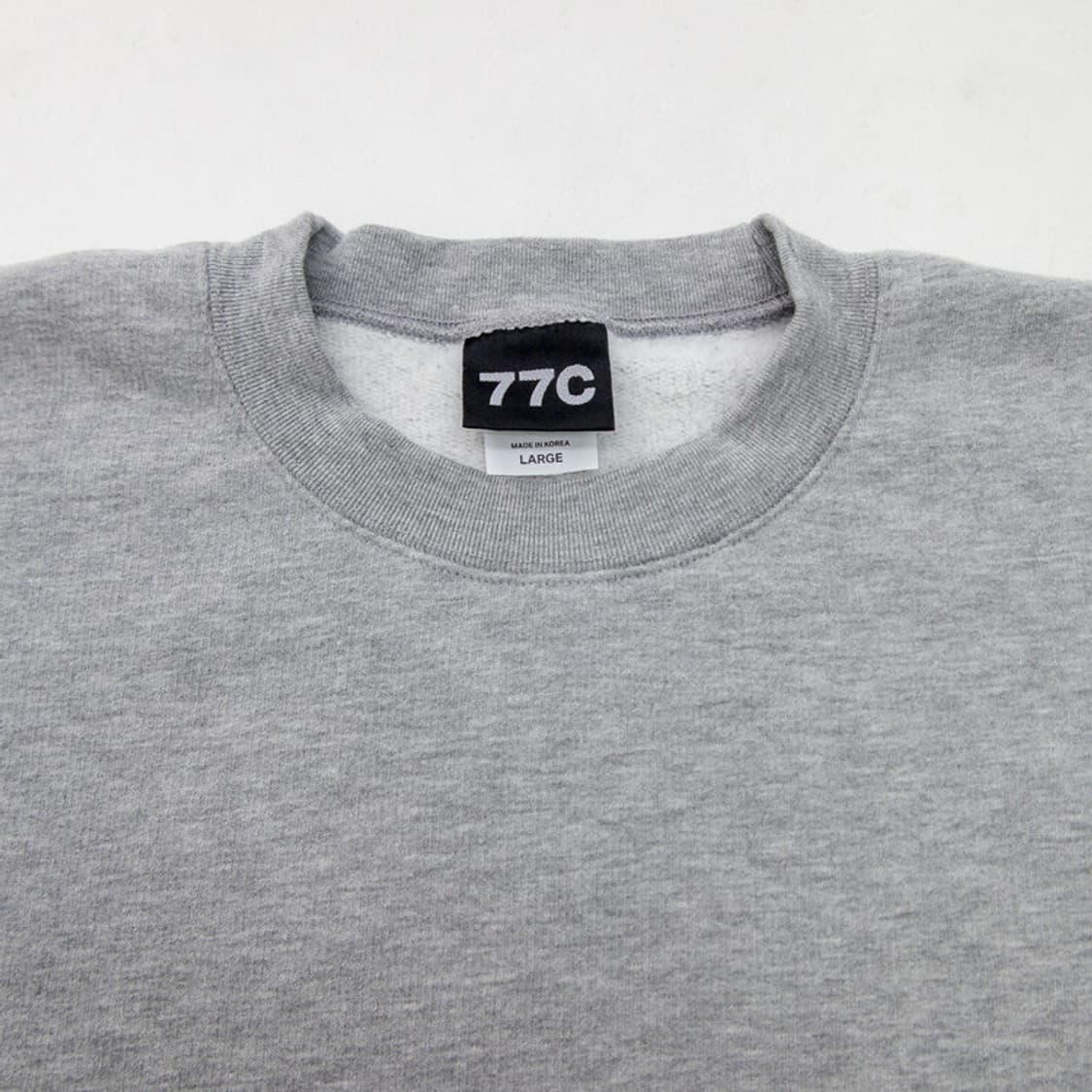 77c 스포츠스웻셔츠 멜란지 L 상품이미지3
