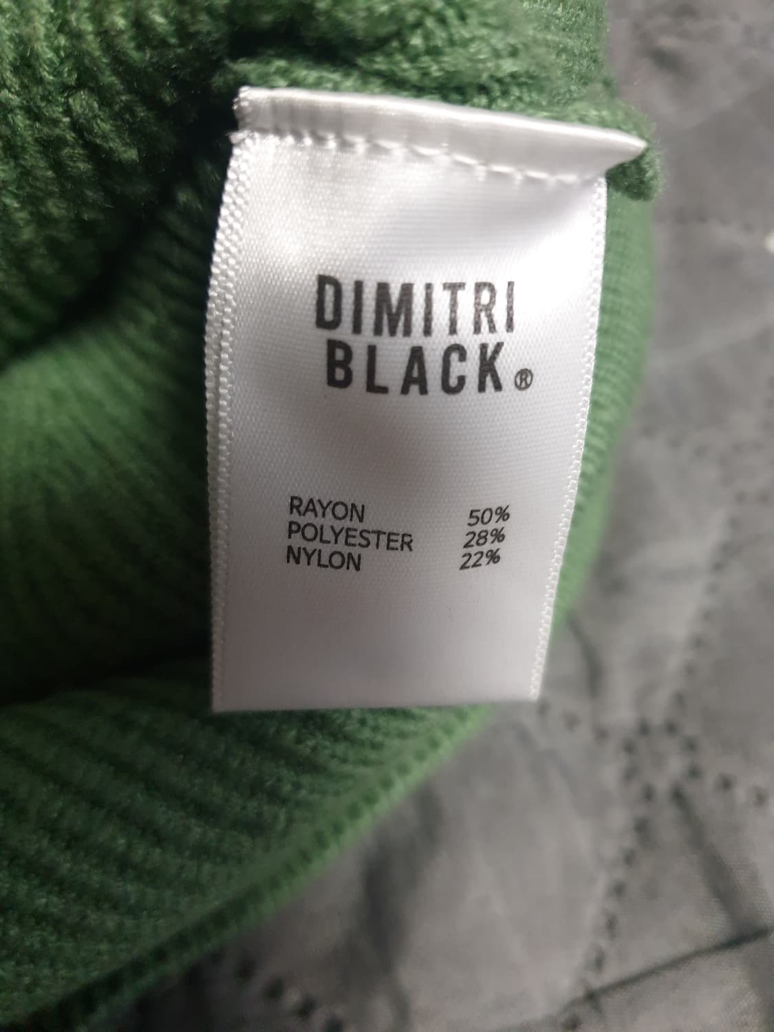 디미트리블랙 2WAY 혜비 하찌 니트 후드집업 라이트그린 (L) 상품이미지5