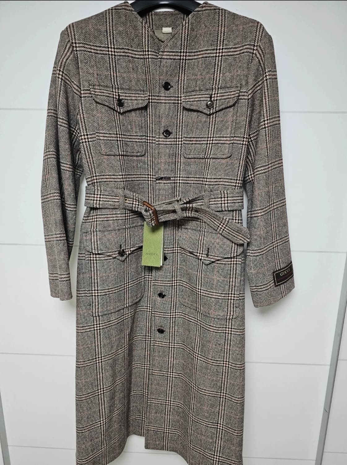 구찌 정품 매크로 코트(44r/100/텍달린새제품) 상품이미지1