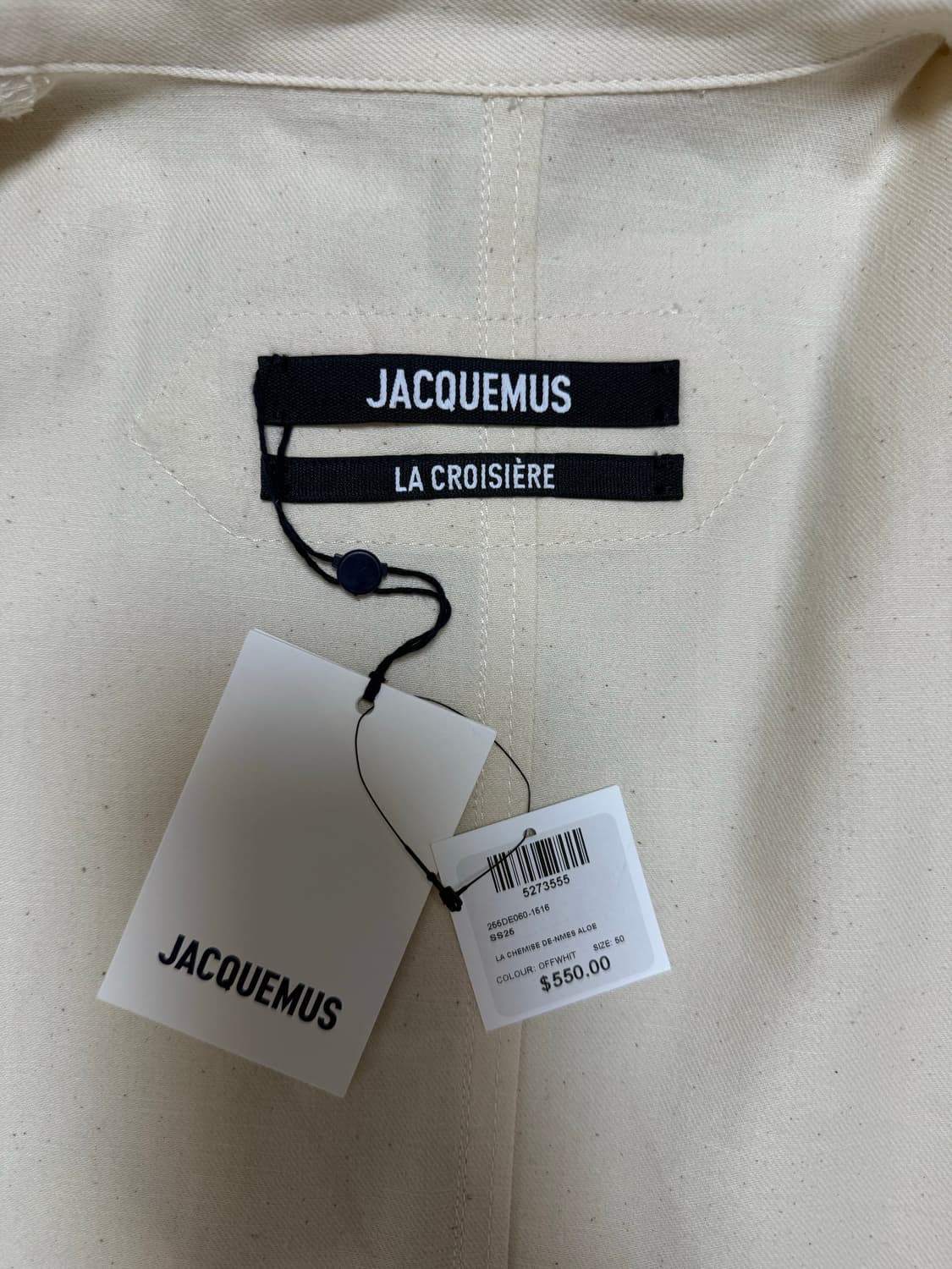 Jacquemus La Chemise De-Nîmes Aloe  상품이미지2