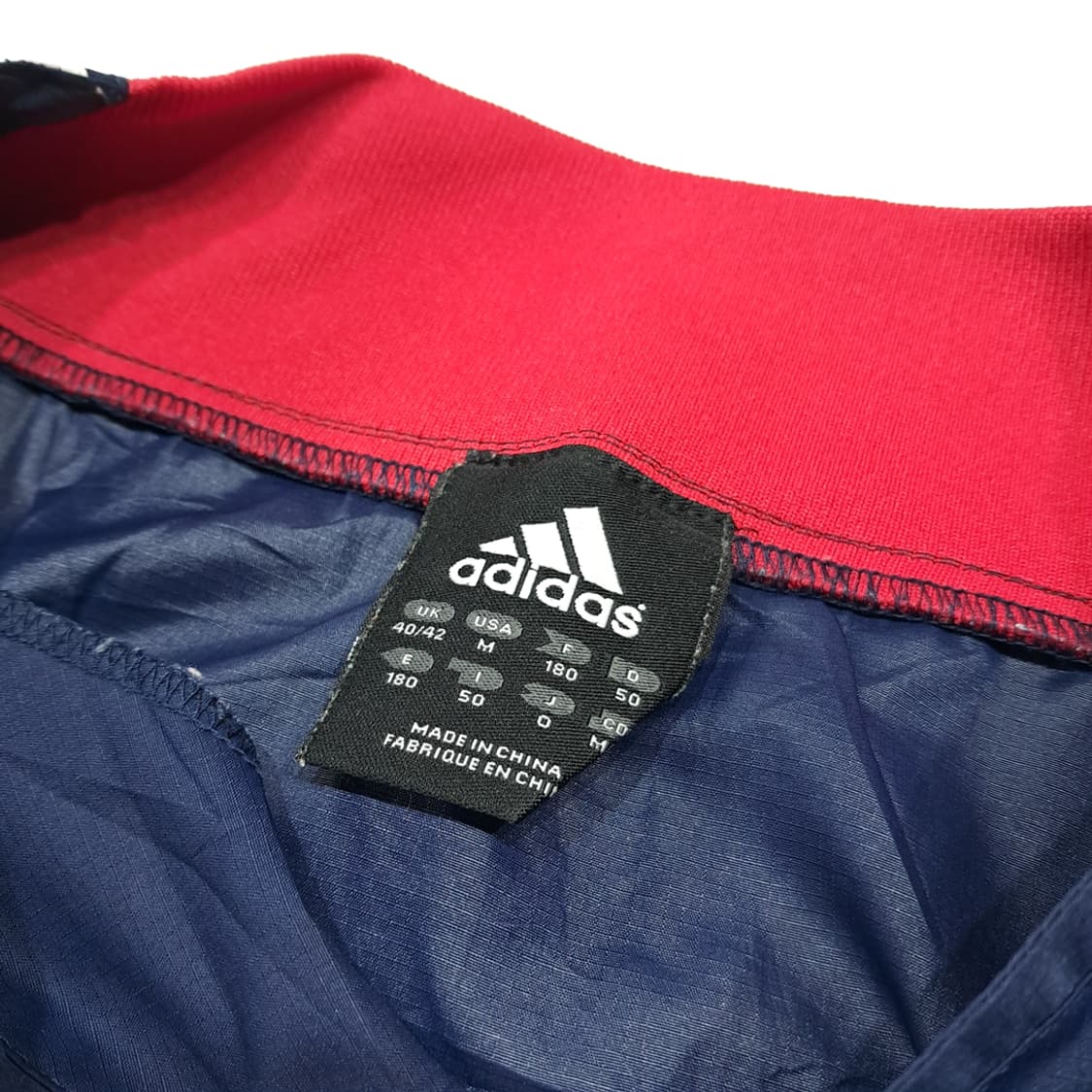CL971 M 아디다스 재팬한정 네이비 바람막이 웝업 아노락 상품이미지3