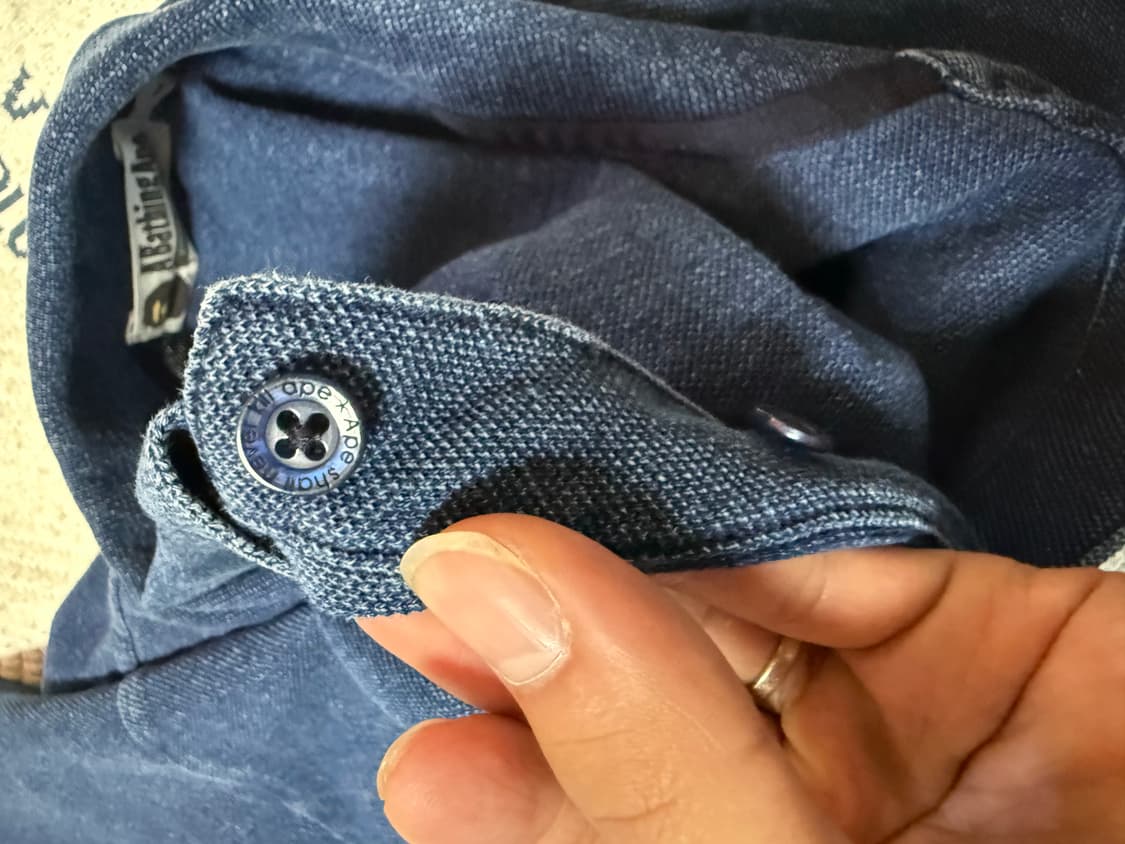 베이프(bape) 반팔 자수 피케티 L 🔥희귀매물🔥 상품이미지6