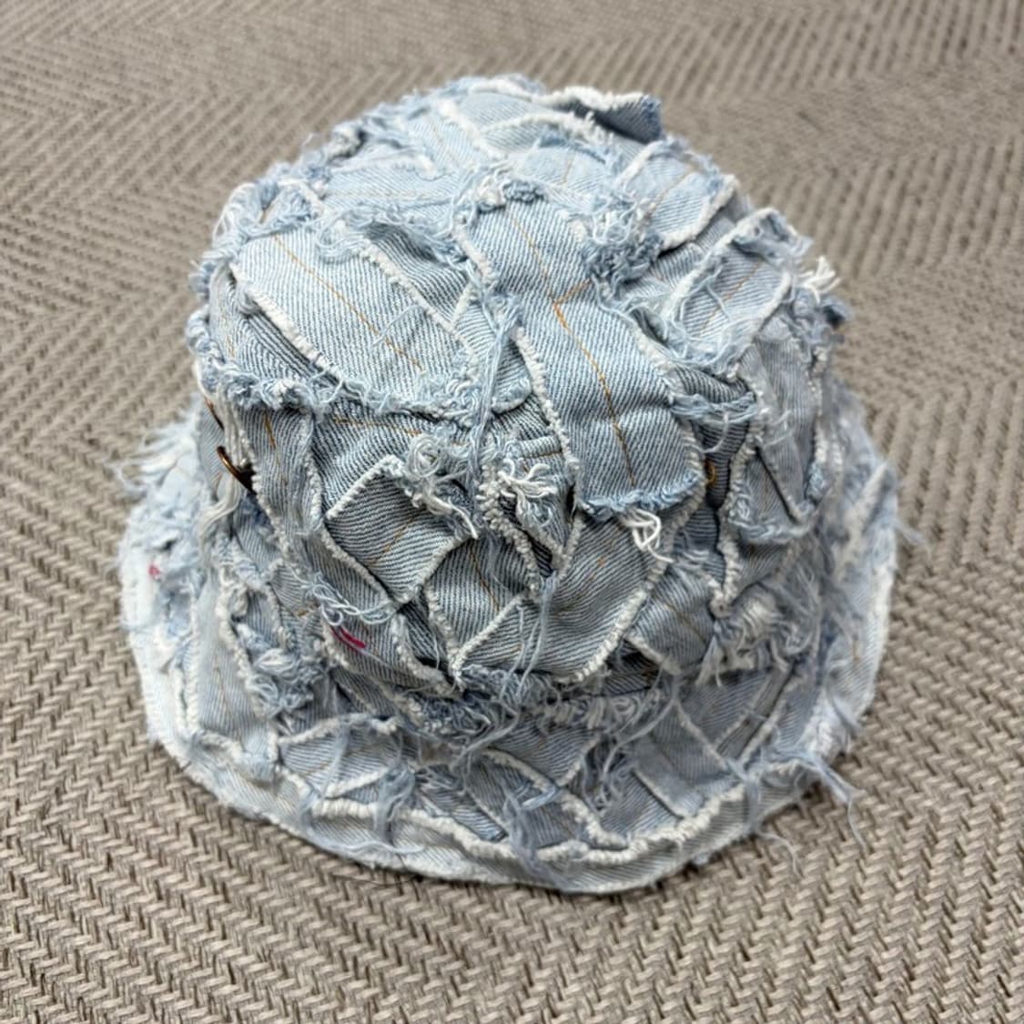 빈티지 데님 패치워크 버킷햇 v1652 상품이미지3