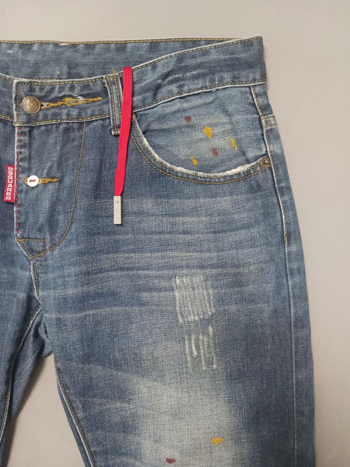 [32] 디스퀘어드2 메이플패치 스트레이트진 청바지 상품이미지4