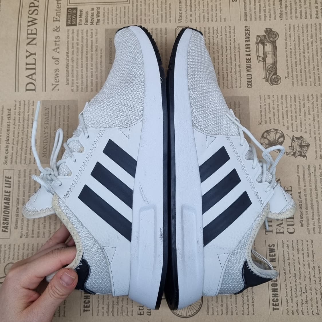 아디다스 X_PLR 화이트 스니커즈240 상품이미지5