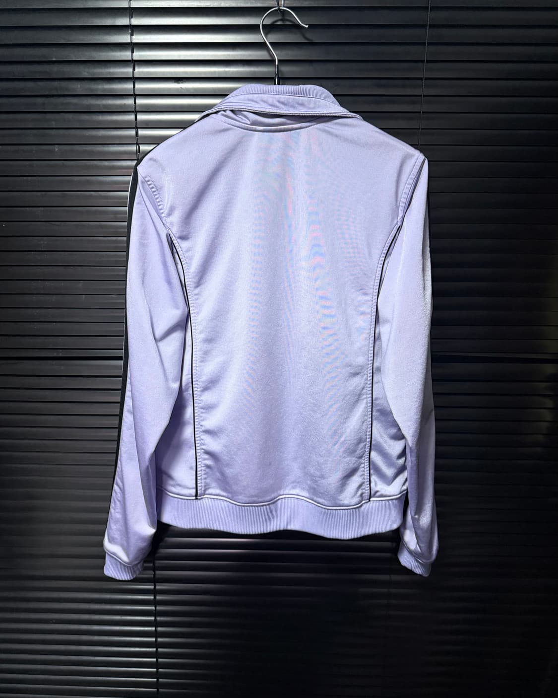 아디다스 연 보라 블랙 져지 트랙탑 집업 S 90 자켓 삼선 요가 런닝 상품이미지4