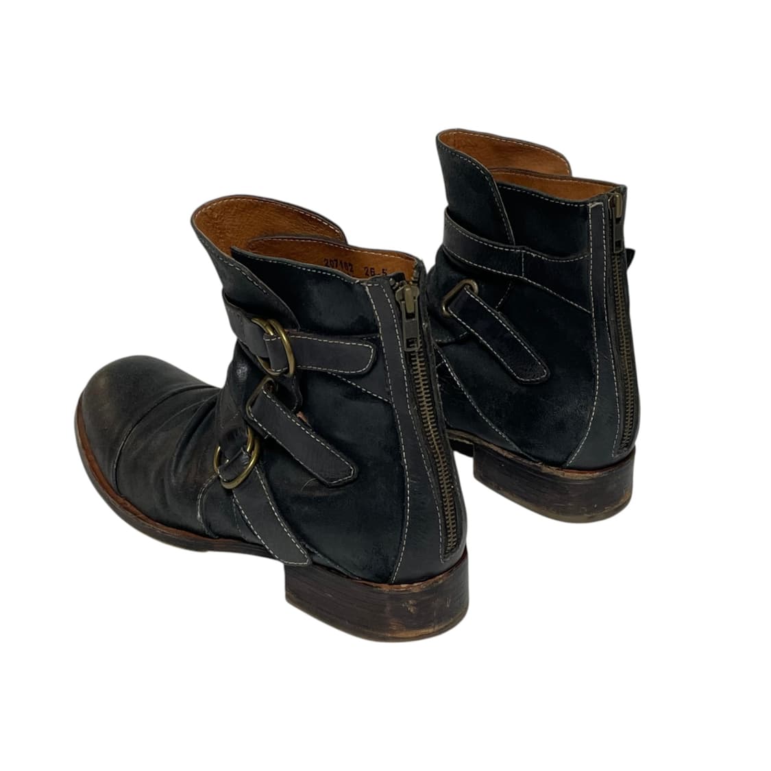 훕데두 주름가공 파이럿 부츠 상품이미지4