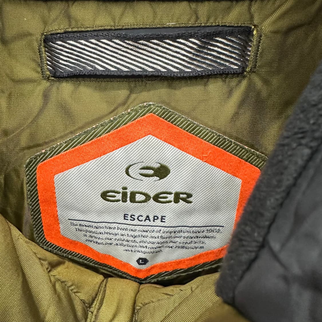 100 아이더 이스케이프 스투키 남자 덕다운 패딩 상품이미지4