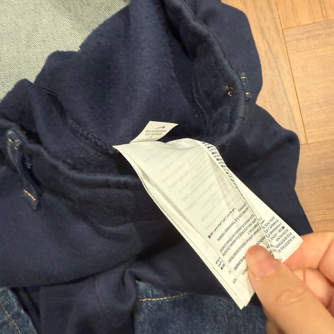 블레스 오버조깅진 네이비 s 상품이미지10