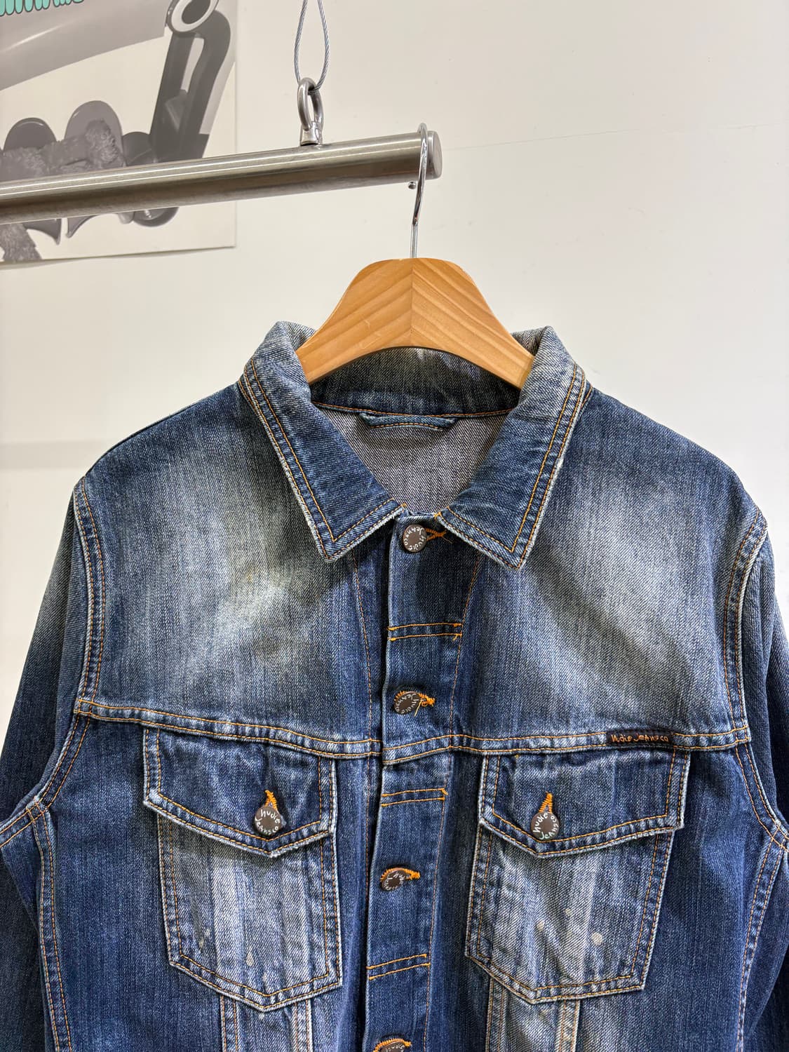 NUDIEJEANS (Made in Italy) 데님자켓 상품이미지2