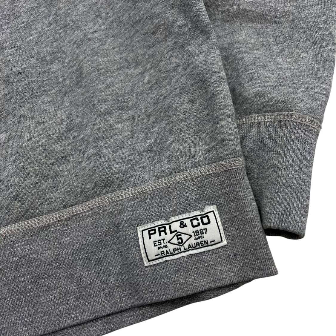 폴로 랄프로렌 블랙 패치로고 그레이 맨투맨 S 상품이미지5