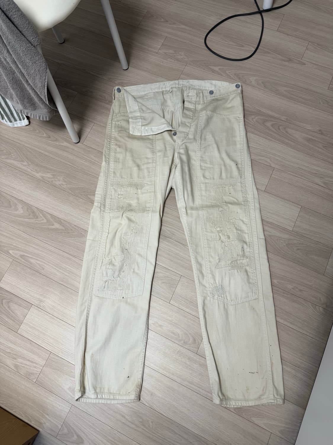 rrl 엔지니어핏 리페어 카펜터 팬츠 34x32 상품이미지2