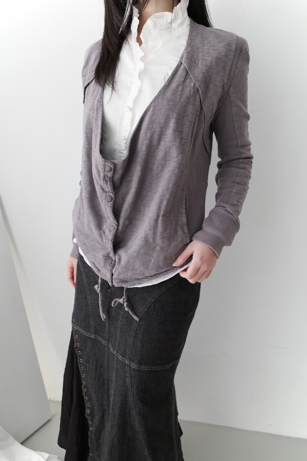 armani exchange)unbalanced snap cardigun 상품이미지6