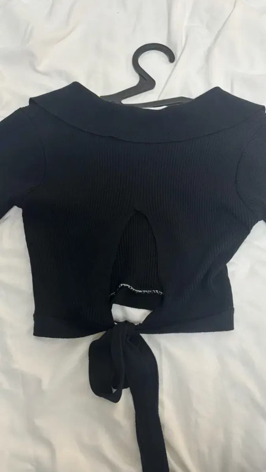 브이넥 트임 니트 상품이미지2