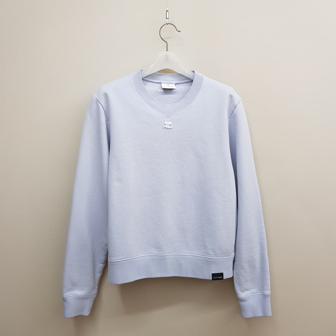 꾸레쥬 Courreges  로고 맨투맨 스웻셔츠 L사이즈 상품이미지1