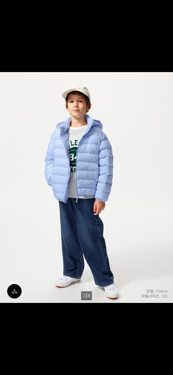 유니클로 키즈 워셔블 파카 160 새제품 상품이미지1