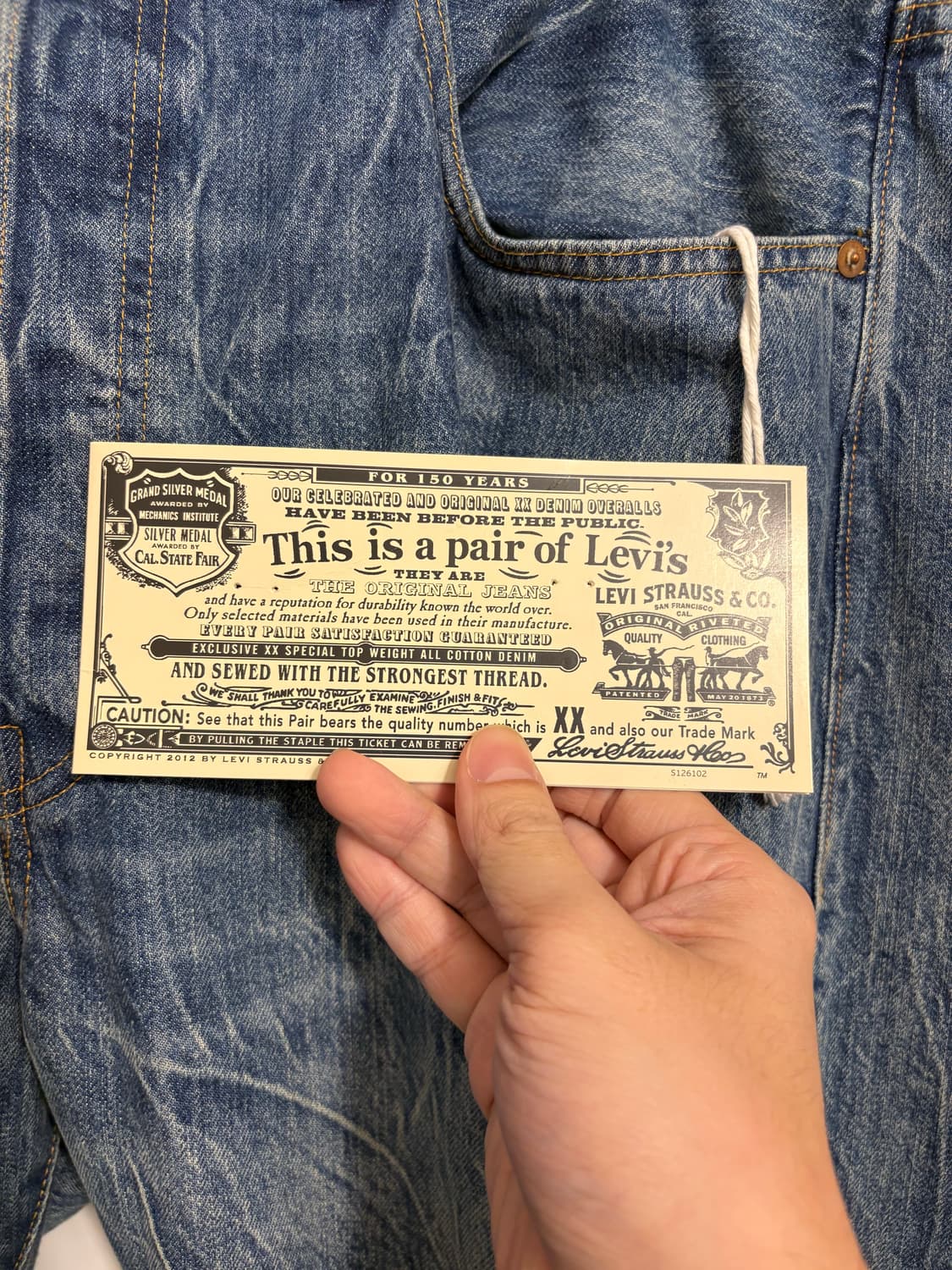 리바이스 LVC 501 상품이미지6