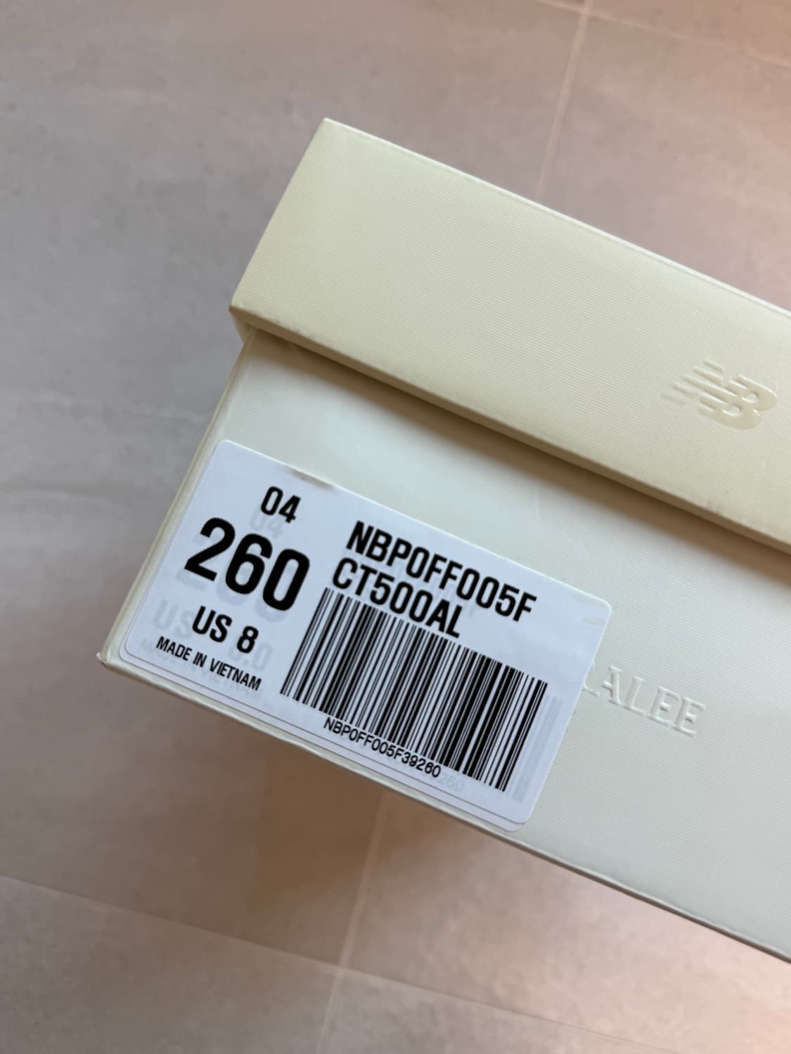 뉴발란스 x 오라리 CT500AL 베이지 260 상품이미지6